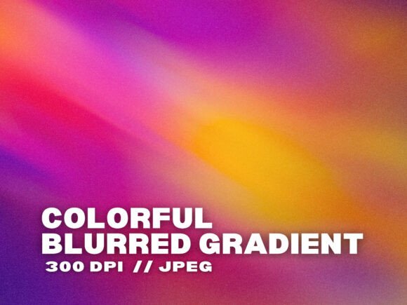 10 Colorful Blurred Gradient Backgrounds