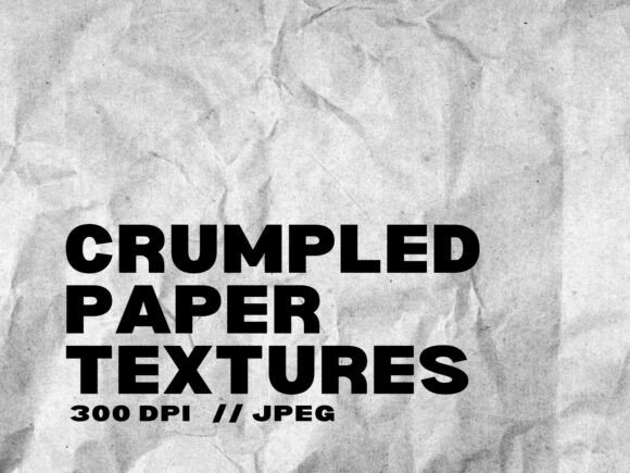 5 Crumpled Paper Textures