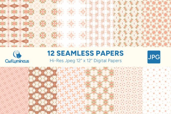 Boho Blush Digital Paper Pack 3: A Versatile Collection for Creative Projects