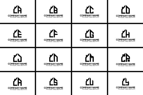 Customizable Real Estate Letter Logo Pack: A Professional Branding Solution