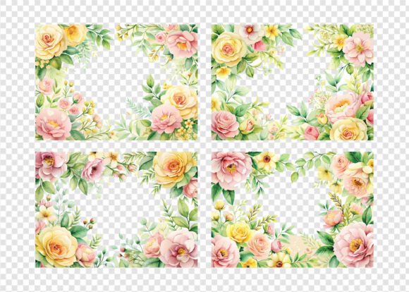 Enhance Your Creative Projects with the Flower Garden Watercolor Clipart Bundle