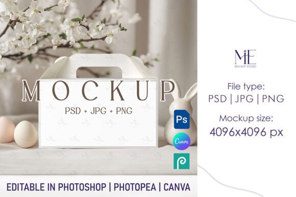 Gable Box Mockup, Favor Box Mockup: Realistic Design Solutions for Every Project