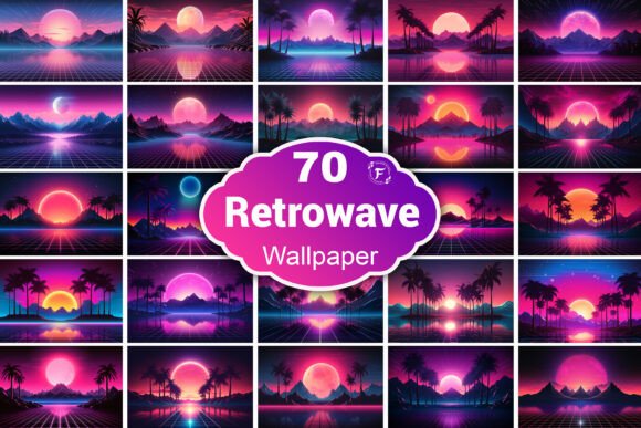 Retrowave Wallpaper: Bold, Vibrant, and Versatile