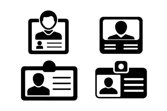 User Silhouette Vector Icon Bundle
