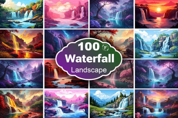 Waterfall Wallpaper: A Creative Resource for Digital and Physical Projects